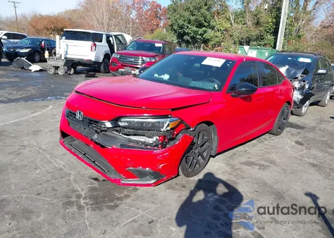 2024 Honda Civic z USA, uszkodzony, nr VIN 28GFE2F54RH564349